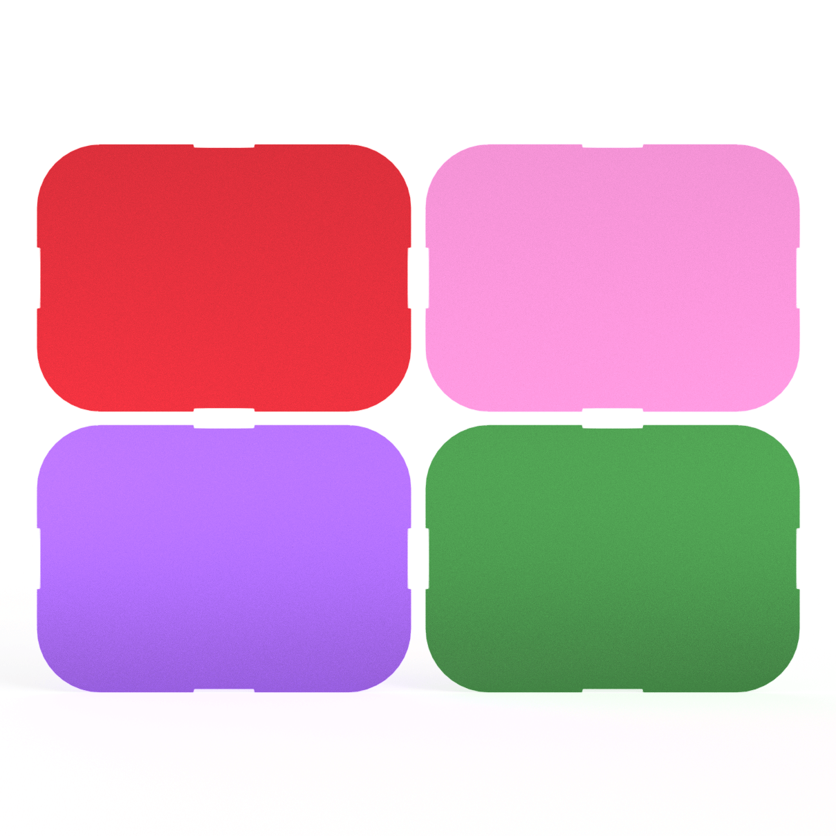 8x Farbgel (Folie) für Key Light Honeycomb Grid